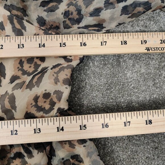 Endless Rose Women's Leopard Babydoll Dress Size Small NEW Mobwife Western - Picture 9 of 14